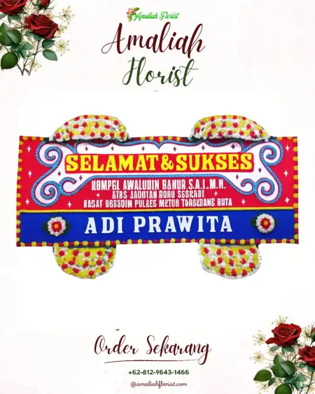 Papan Bunga Ucapan Selamat Salemba Raya