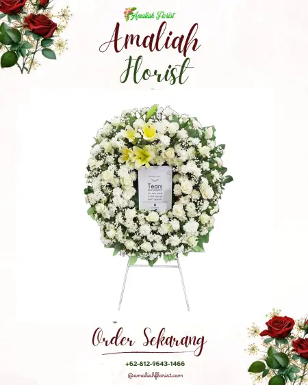 Krans Bunga Duka Salemba Raya